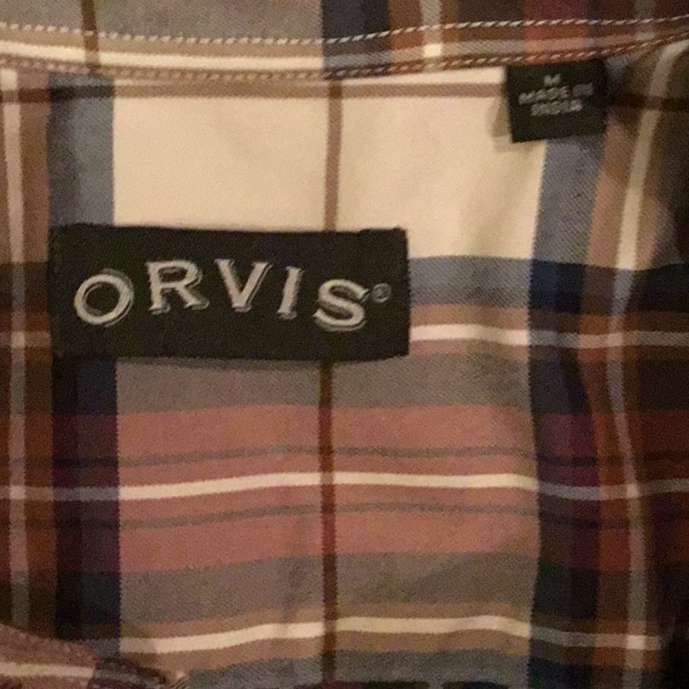 Orvis - Men’s “Signature Twill” plaid shirt. NWT - Picture 3 of 4